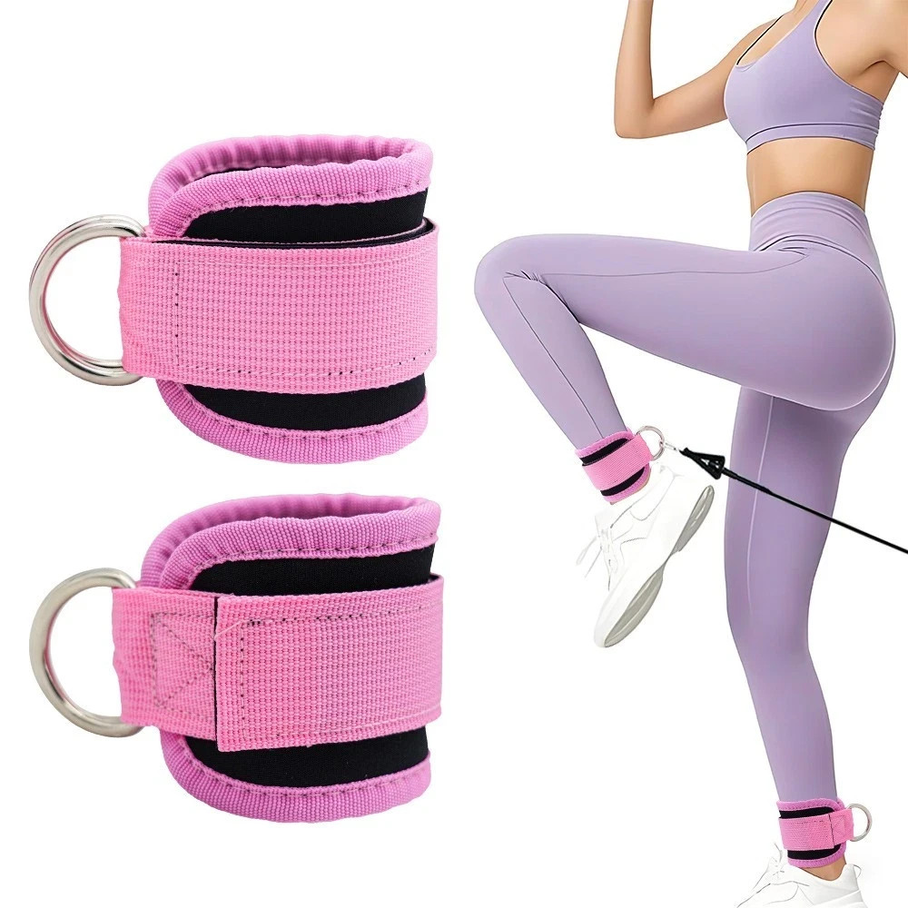 Ankle Straps for Cable Machine Glute Kickbacks | Comfort & Stability