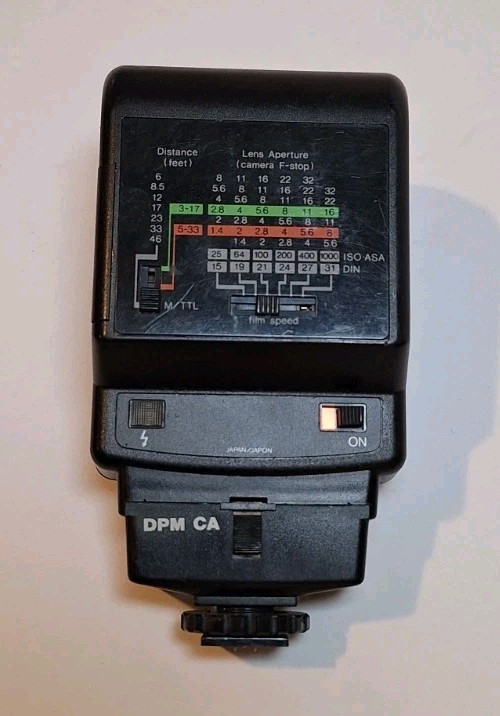 📸 Used Vintage Spectrum 30TXP TTL Dedication Camera Flash Shutterbug
