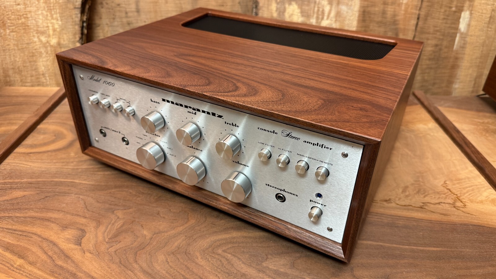 Marantz WC-10 Solid Walnut Custom Cabinet. (Pre-Order)