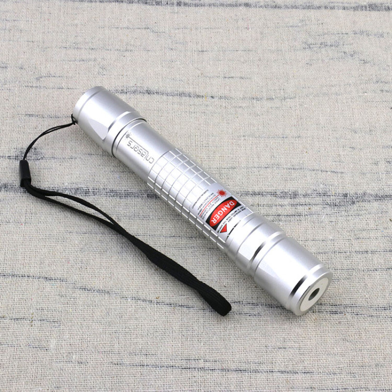 650NM Red Laser Pointer Adjustable Focus Light Visible Beam+ Battery + Charger
