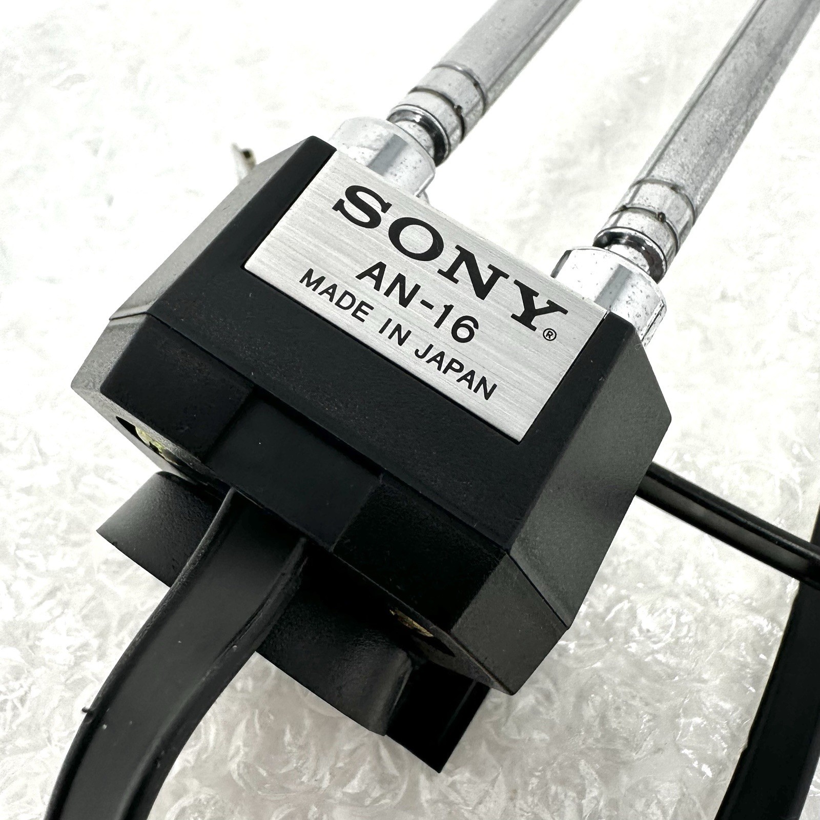 Vintage SONY ANTENNA AN-16 Rabbit Ears TV Dipole VHF Analog Television JAPAN