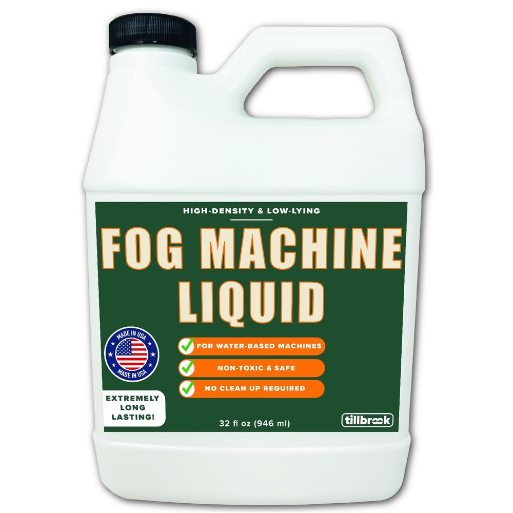 Fog Machine Liquid - 32 oz Tillbrook Fluid - High Density &...