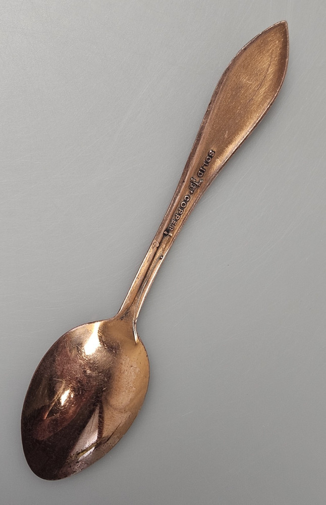 Vintage Solid Copper Souvenir Spoon Hoover Dam