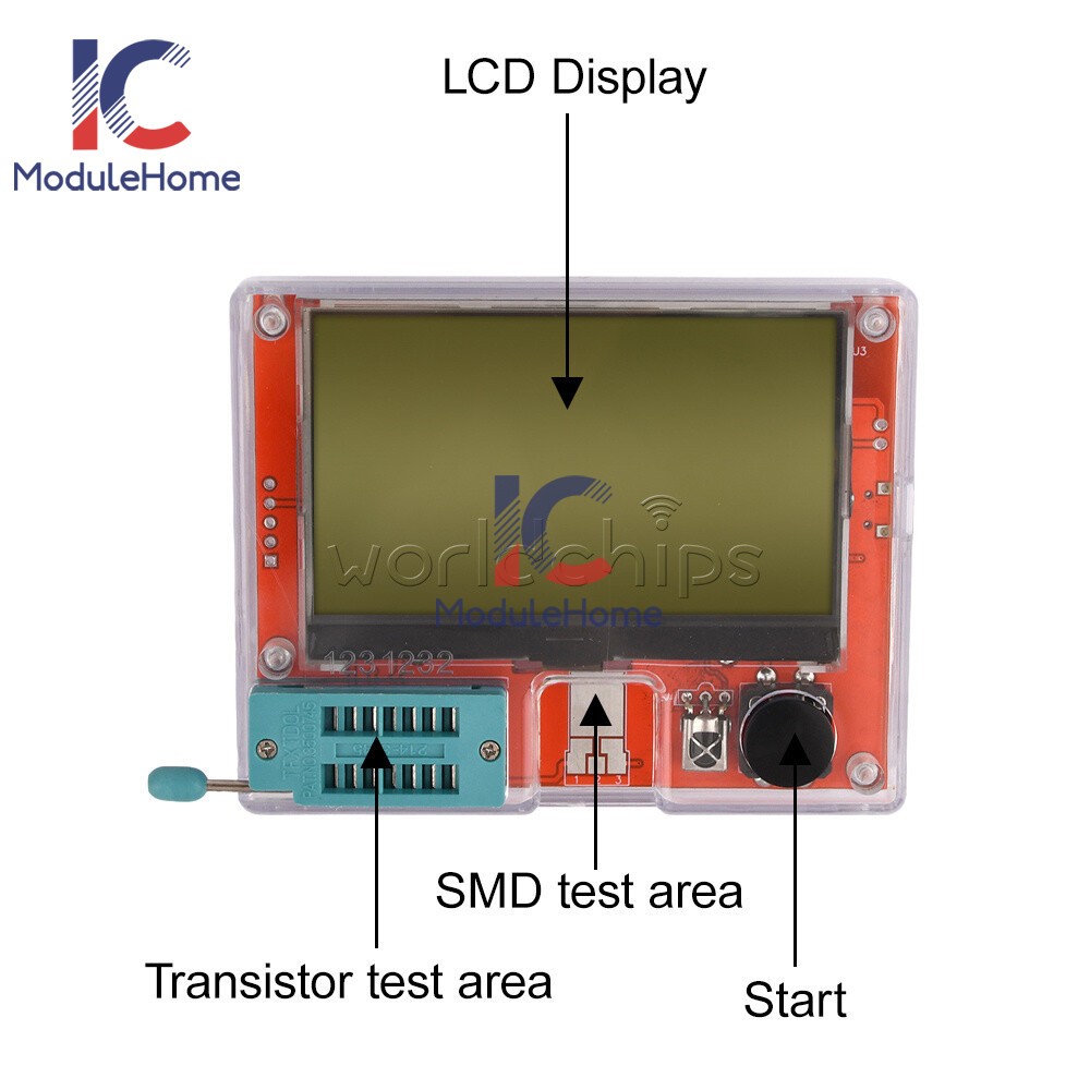 LCR-T10H Multi-function Transistor Tester Large Screen Display Transistor Meter