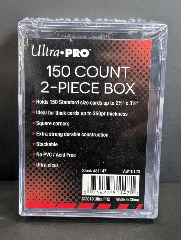 Ultra Pro 150 Count 2-Piece Slider Box