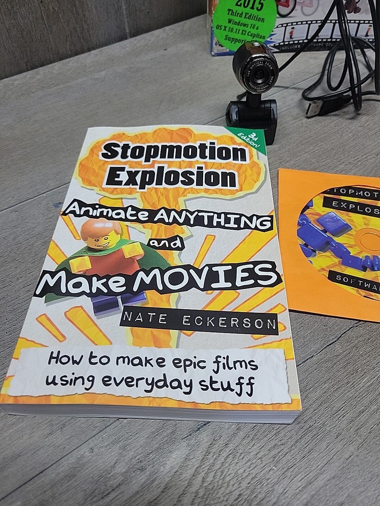 Stopmotion Explosion: Stop Motion Animation Kit W/ Full HD 1080P Camera