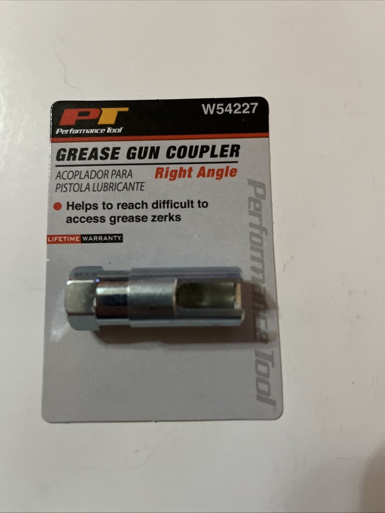 Performance Tool Right Angle Grease Gun Coupler W54227