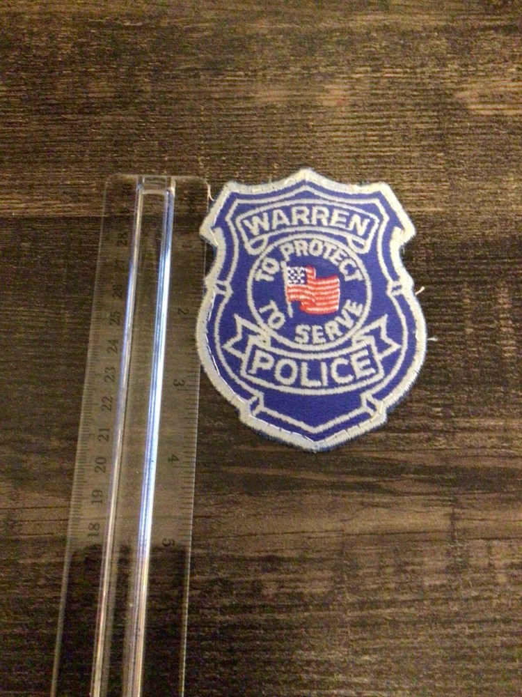 Warren Michigan Police Patch