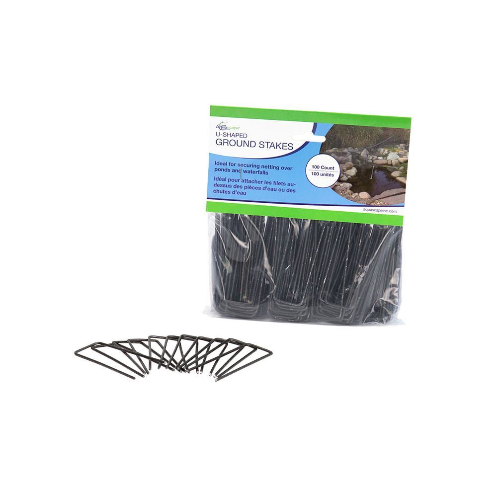 Aquascape U-Shaped Ground Stakes 100 Count