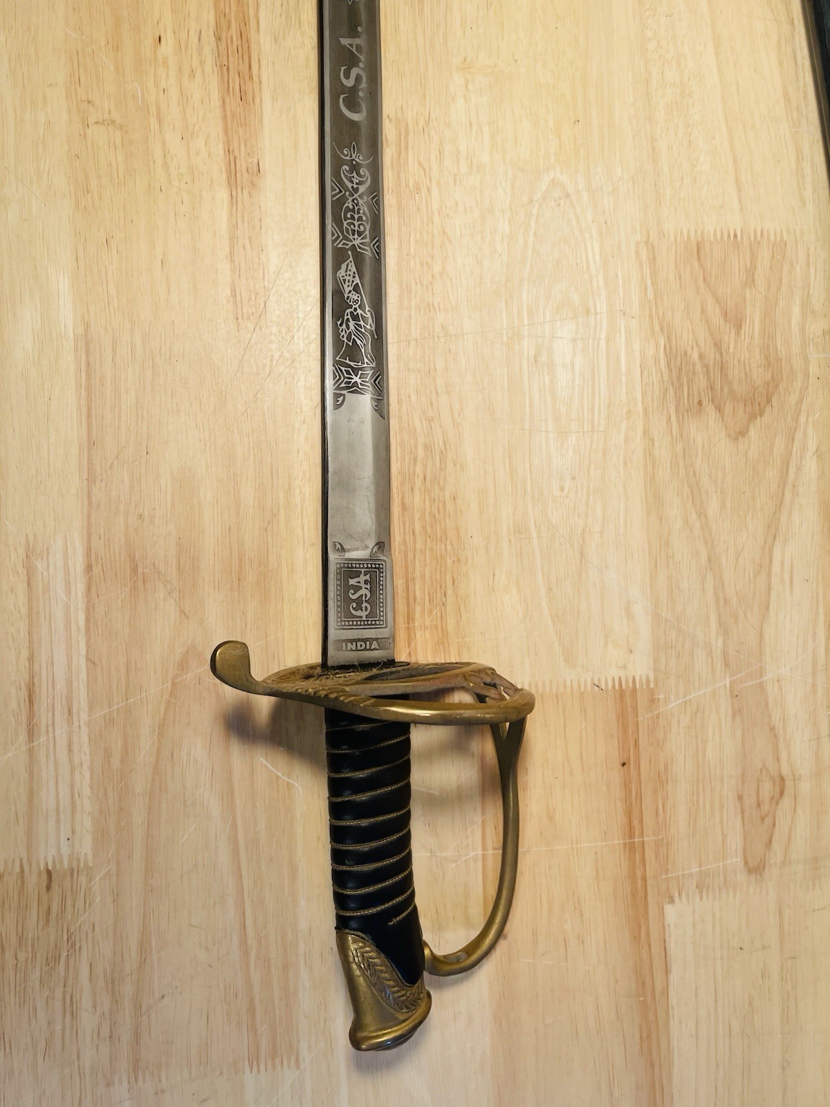 High Quality Replica Reenactment Confederate Saber sword 39 Inches Long