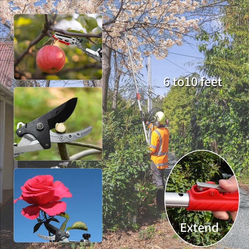 GARTOL Telescopic Pole Pruner 1" Cut & Hold