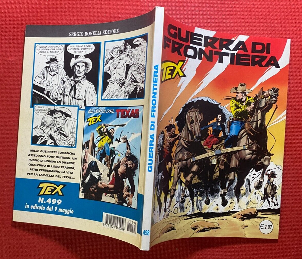 TEX No. 498 BORDER WAR Ed Sergio Bonelli (2002) Comic West