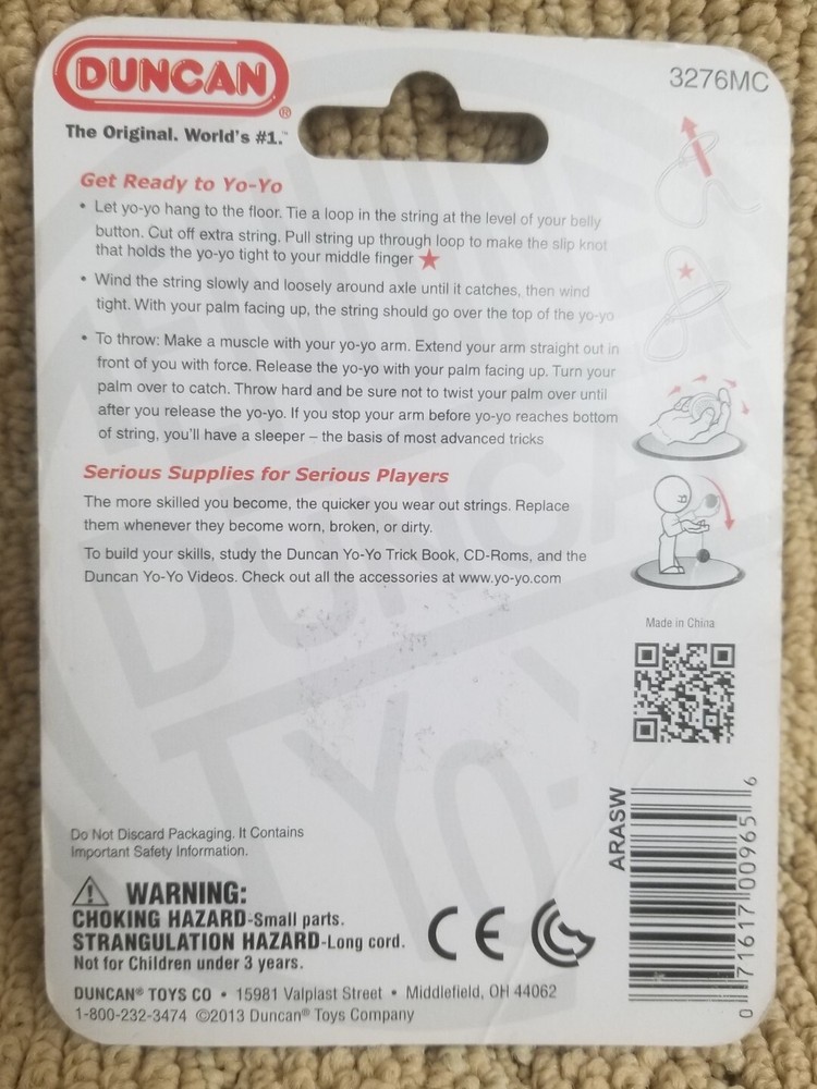 Duncan 5 Pack Cotton Yo-Yo Strings - Multicolor