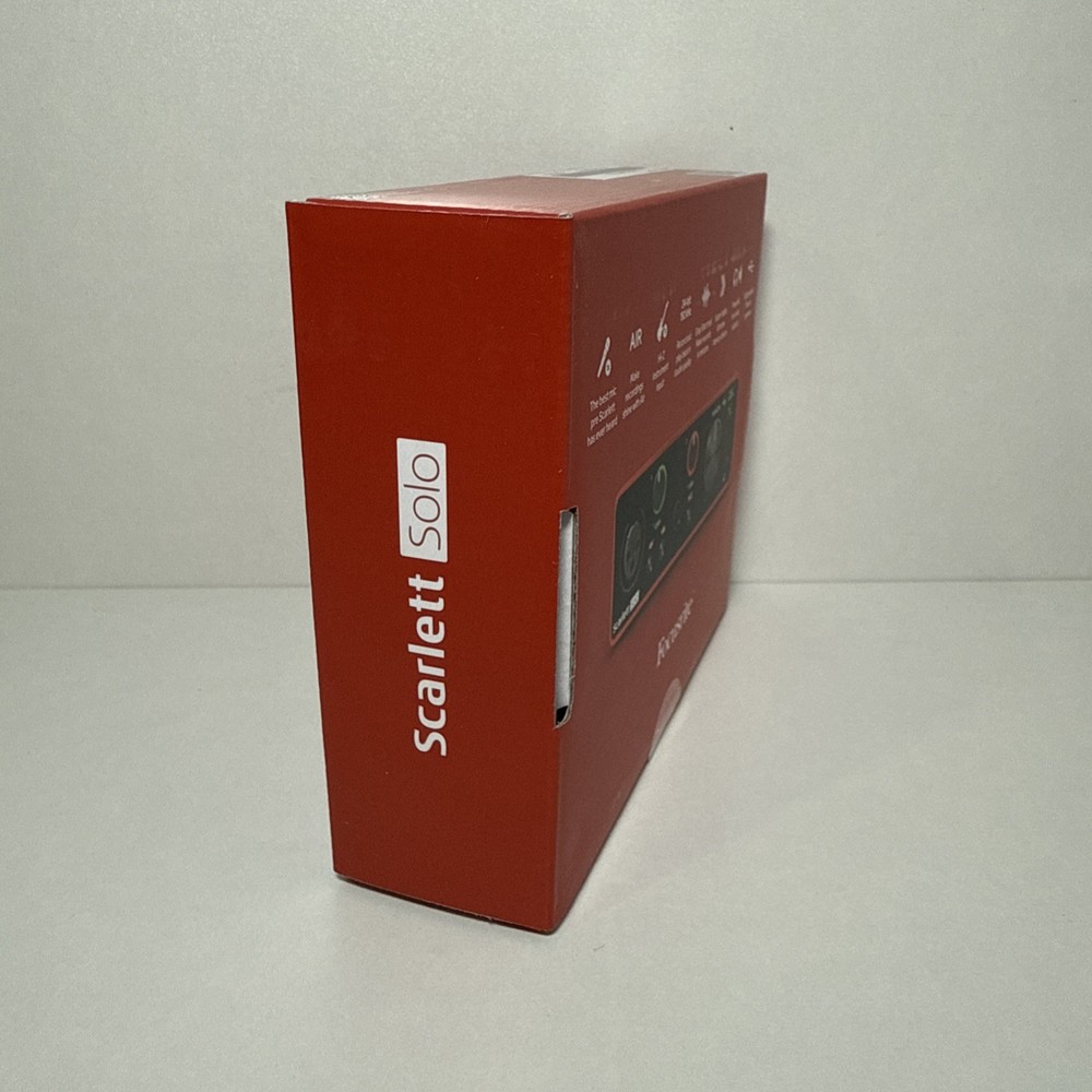 Focusrite Scarlett Solo (3rd Gen) USB Audio Interface — Brand New