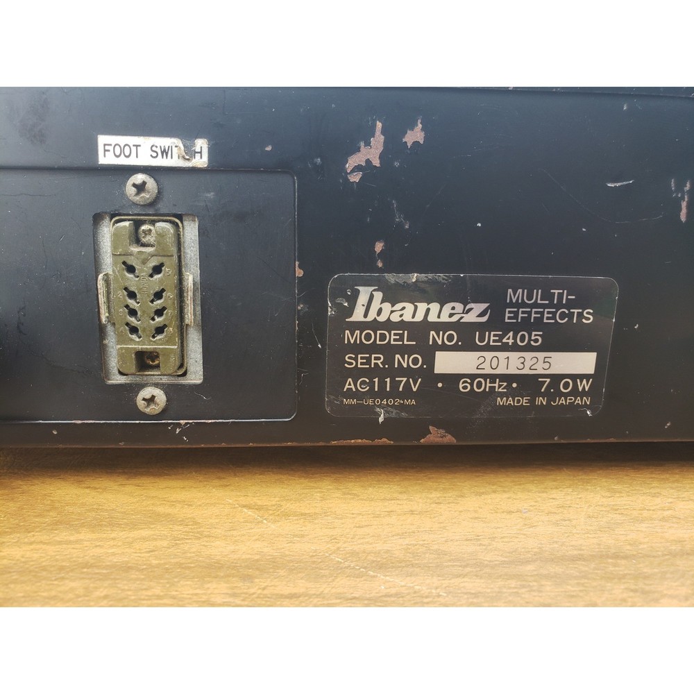 Ibanez UE405 Multi Effects Guitar Rack Mount Compressor Chorus Delay plus Extras
