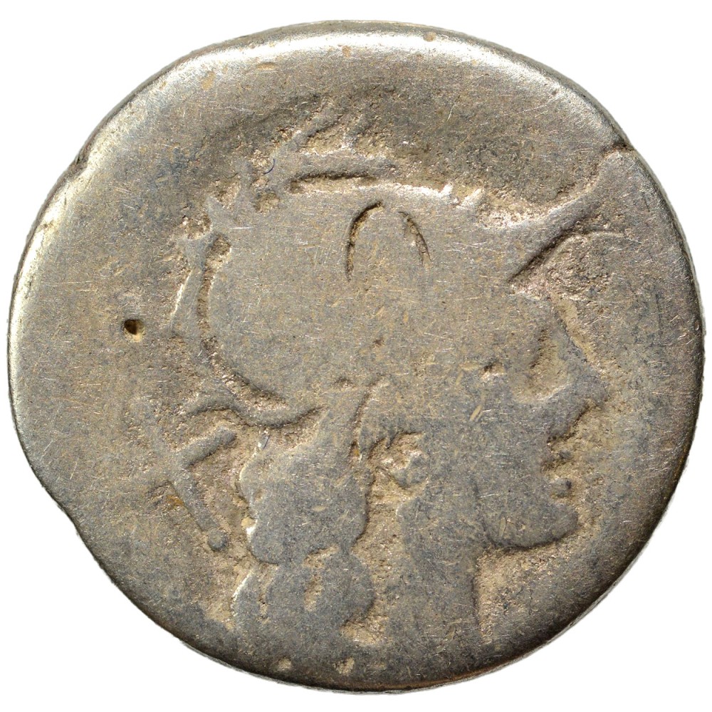 Roman Republic Silver Denarius - Rome 215-155 BC - Un-Researched