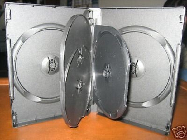 25 PCS 27MM MULTI 5 FIVE- DISC DVD CASES PSD80