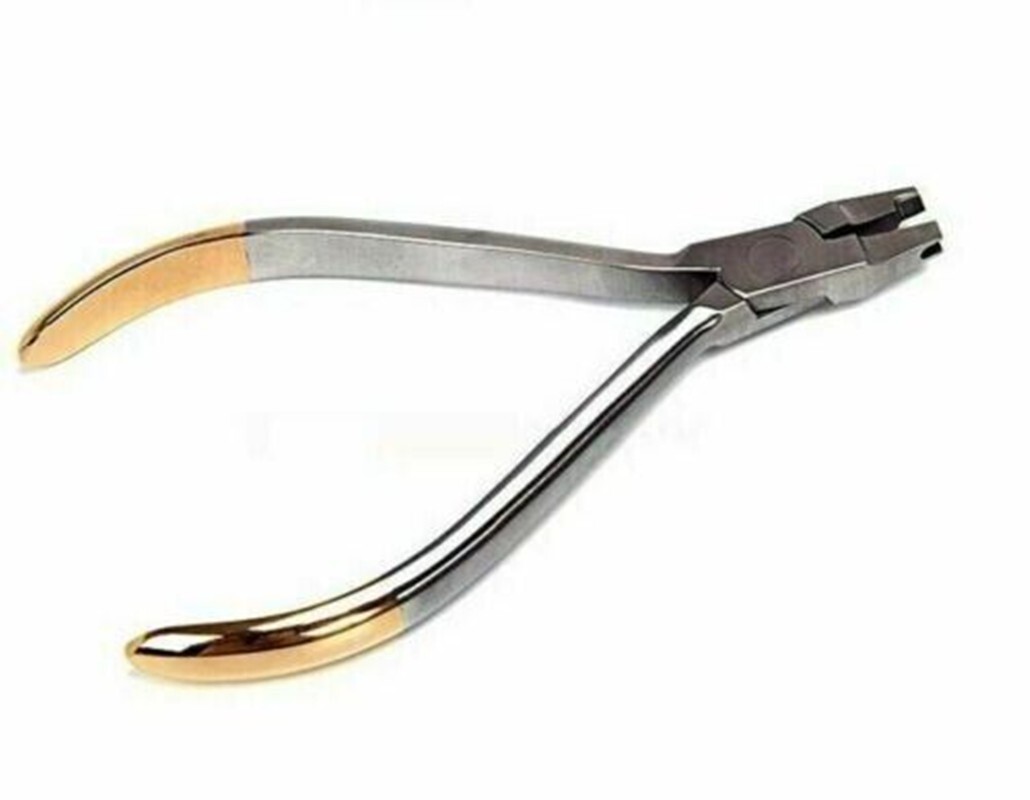 Dental Orthodontic Crimpable Hook Placement Pliers Free Hook Clamp Forceps Plier