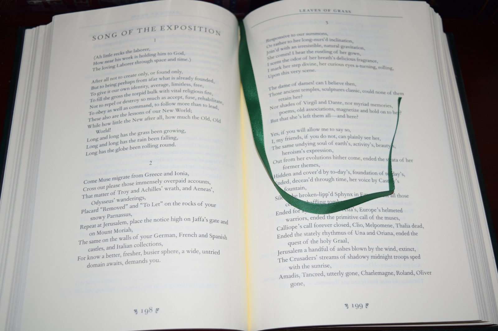 Leaves of Grass by Walt Whitman New Leather Bound Collectible Hardcover Gift