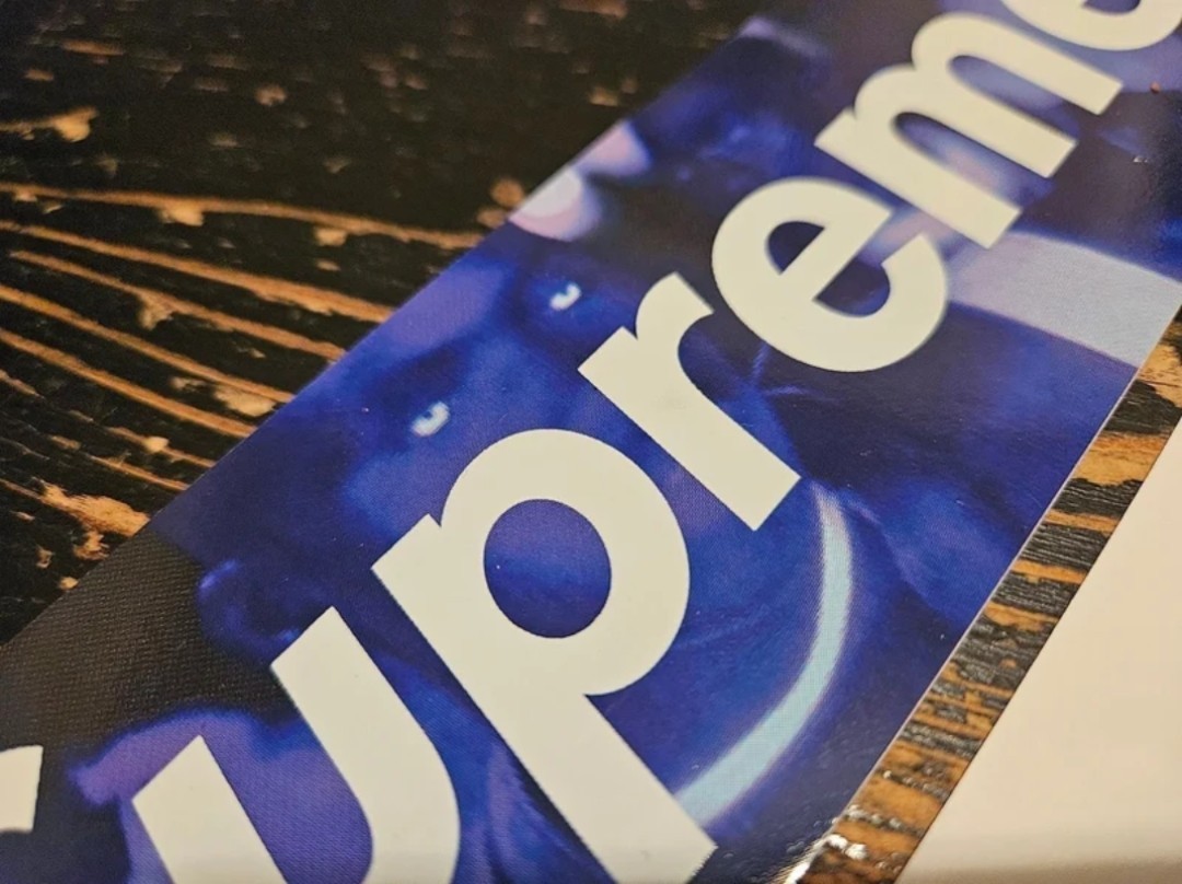 Supreme Belly Box Logo Sticker FW21 *READ INFO*