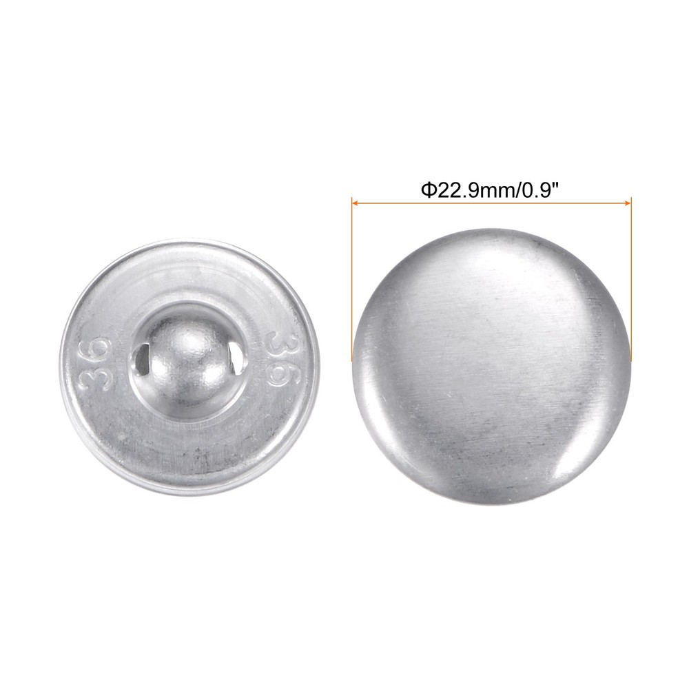 100 Pcs Button Supplies 36L(22.9mm/0.9") for Button Maker Machine