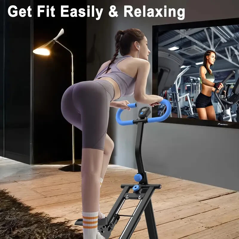 Stair Stepper Vertical Climber Machine Compact Folding Cardio Exercise Climber