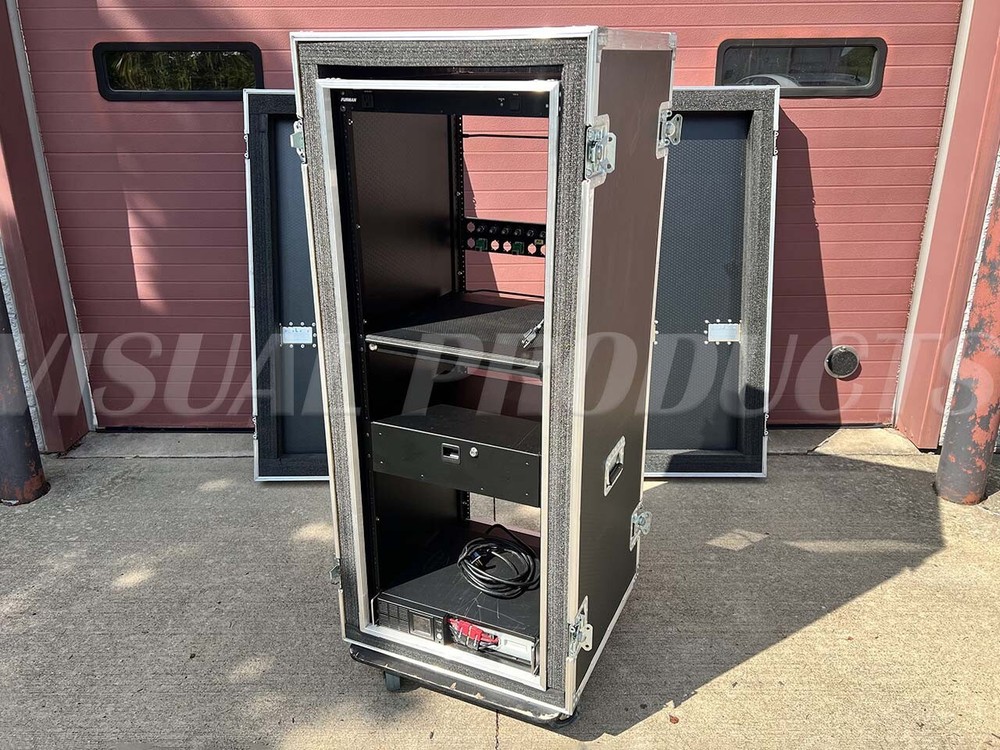 30RU Rack Road Case w/CyberPower UPS for Server Network Audio Visual PENN ELCOM