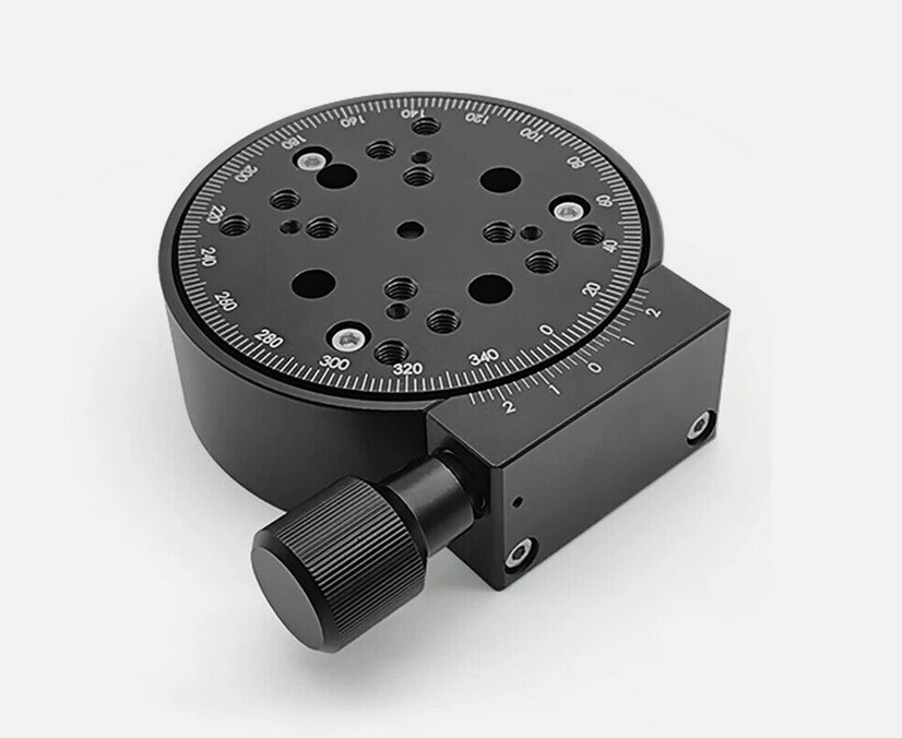 Manual Rotary Displacement Table Precision Table Angle Adjustment Rotary Table