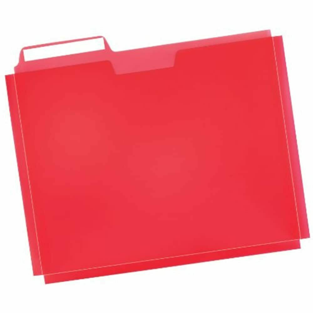 Globe-Weis Poly File Folder Pockets, Letter Size, Assorted Colors, 5 Per Pack