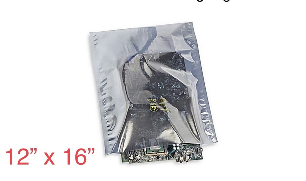 100 Pcs 12” X 16” Open Top Anti static Shielding