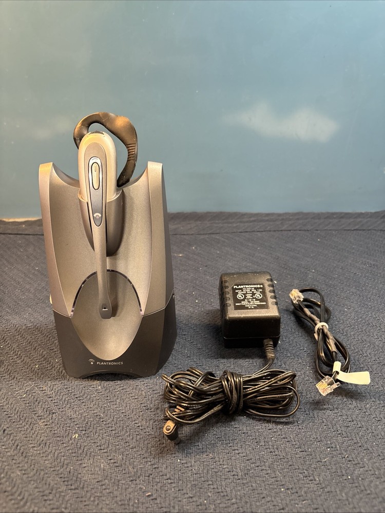 Plantronics CS50 Wireless Office Headset System Hands Free Calling