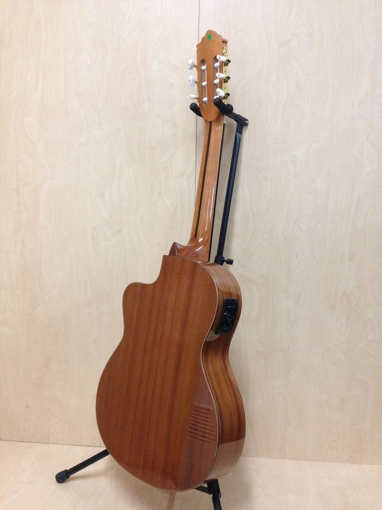Miguel Rosales HS10CEQN Solid Top Electro-Classical Guitar + Accessories
