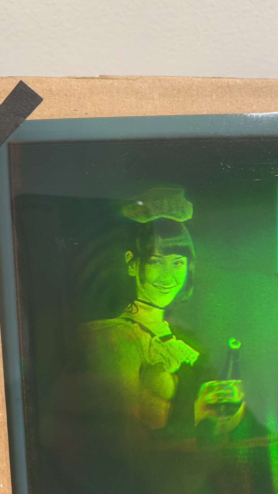 True 3D laser hologram. Casino Royale. Motion hologram