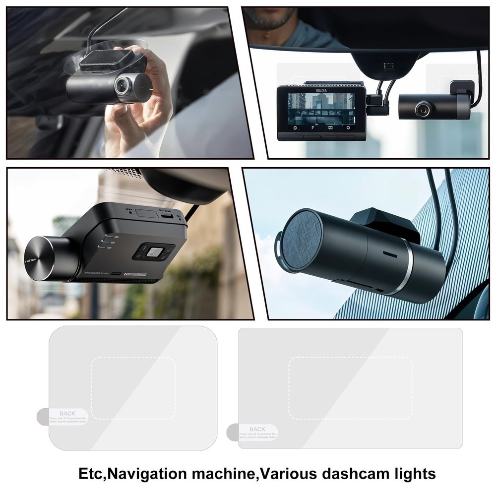 8 Pcs Windshield Electrostatic Sticker, Windshield Sticker Static Cling Windo...