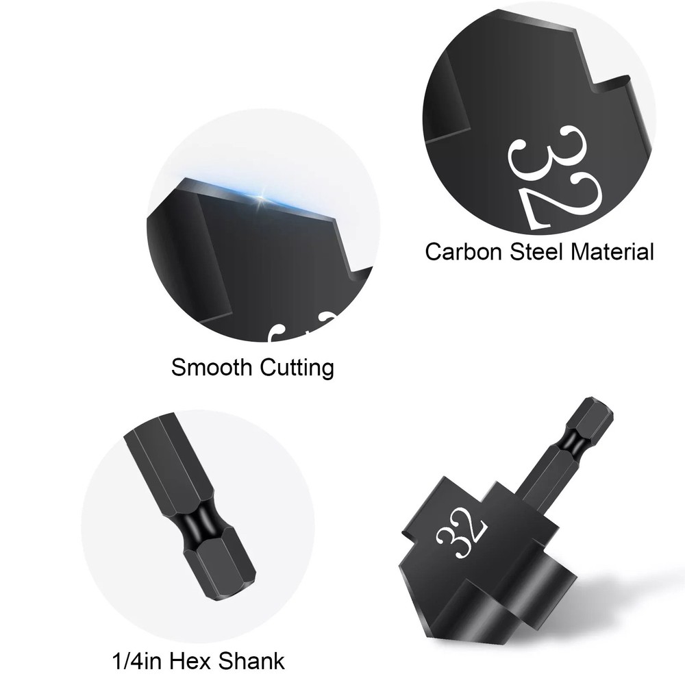 PPR Lifting Stepped Drill Bit Reamer Drill Ideal for Professional & DIY Use