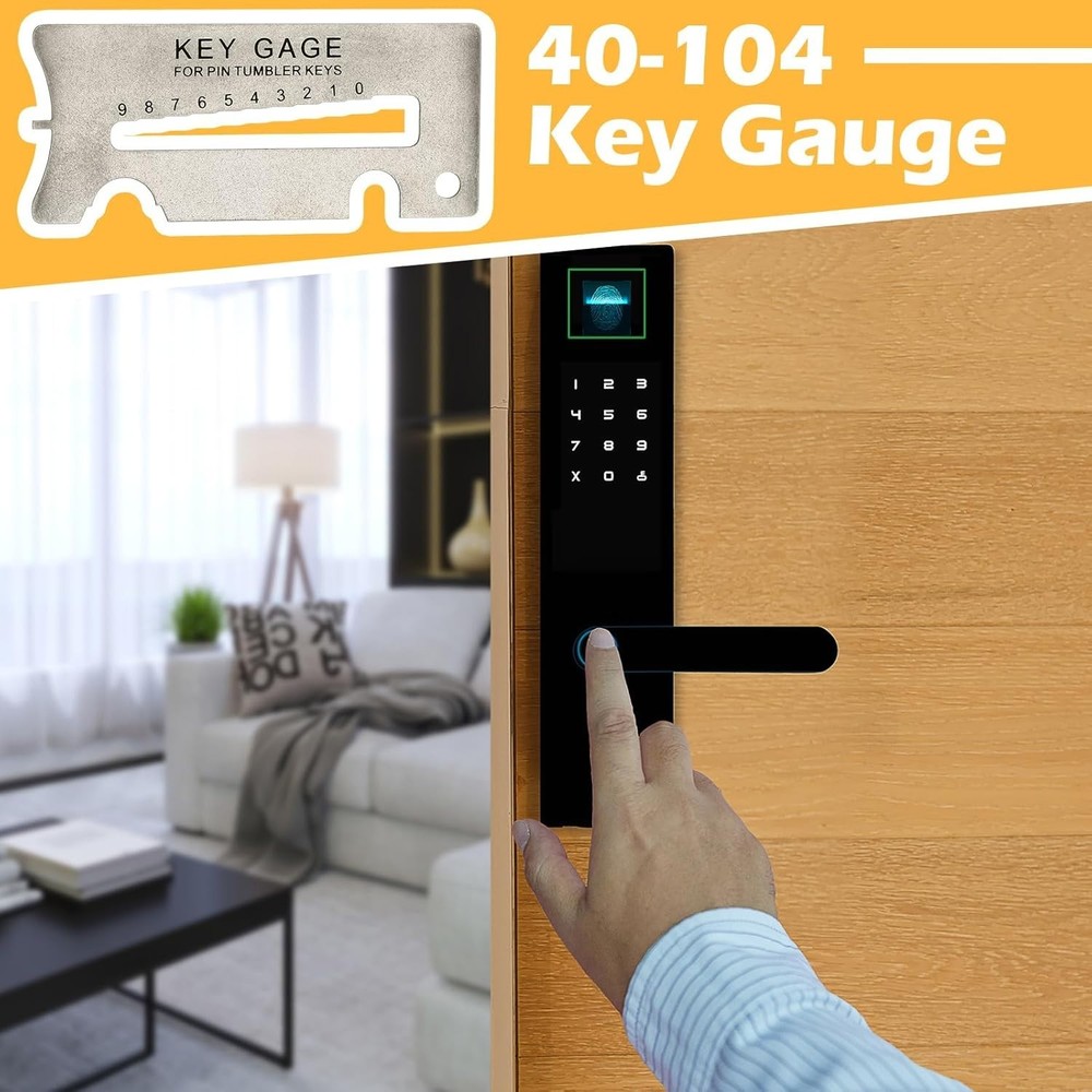 Professional Handy Key Decoder and Gauge Tool - Perfect for Security Upgrades