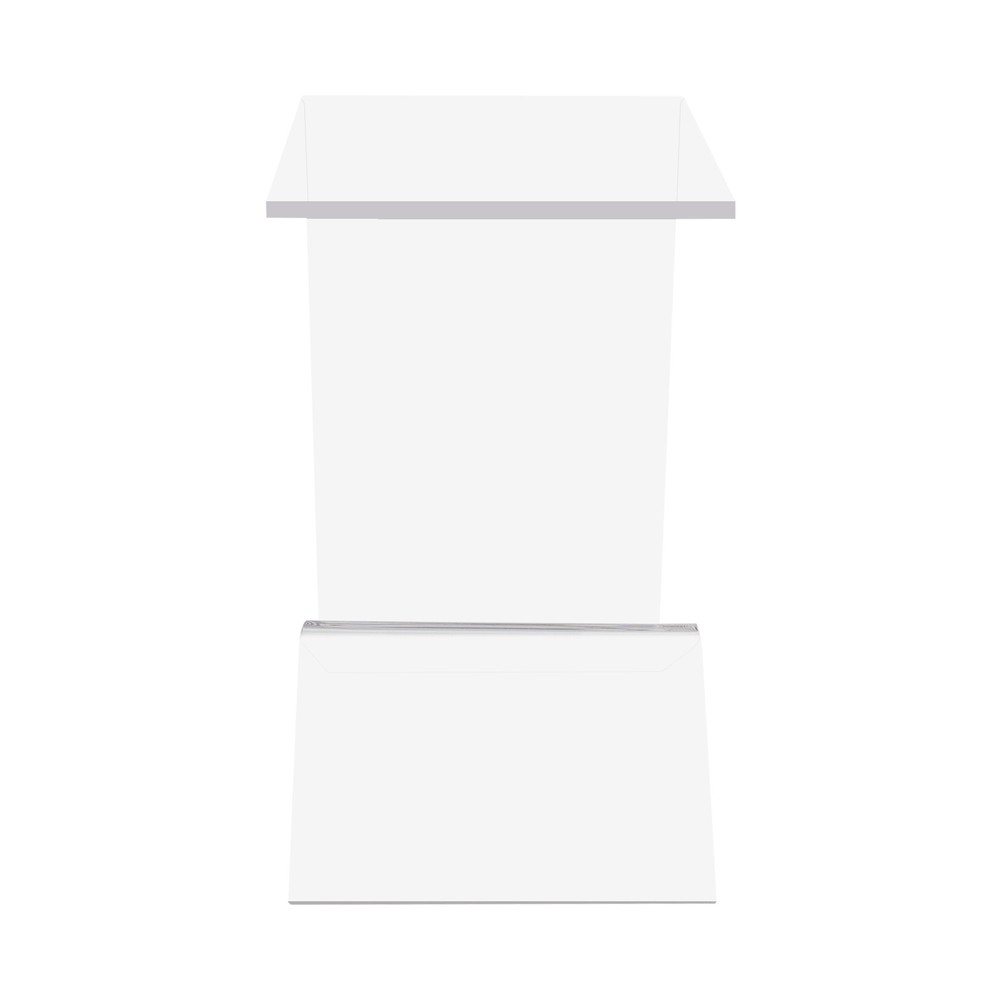 Side Table End Table Acrylic End Table Modern Clear Side Couch Table 20in Height