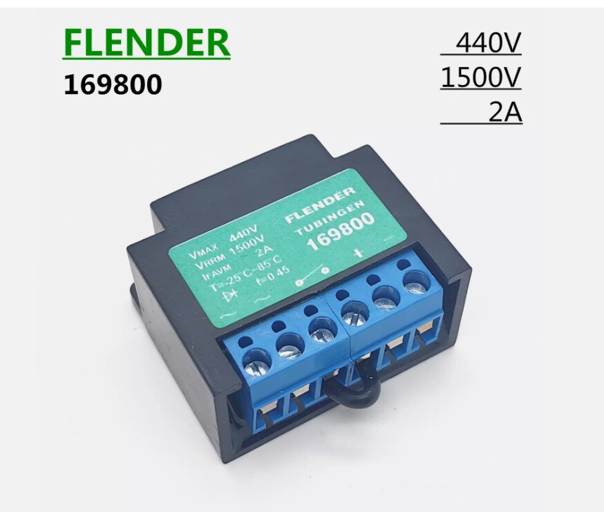 Replace FLENDER 169800 rectifier module rectifier VMAX 440V VRRM 1500V