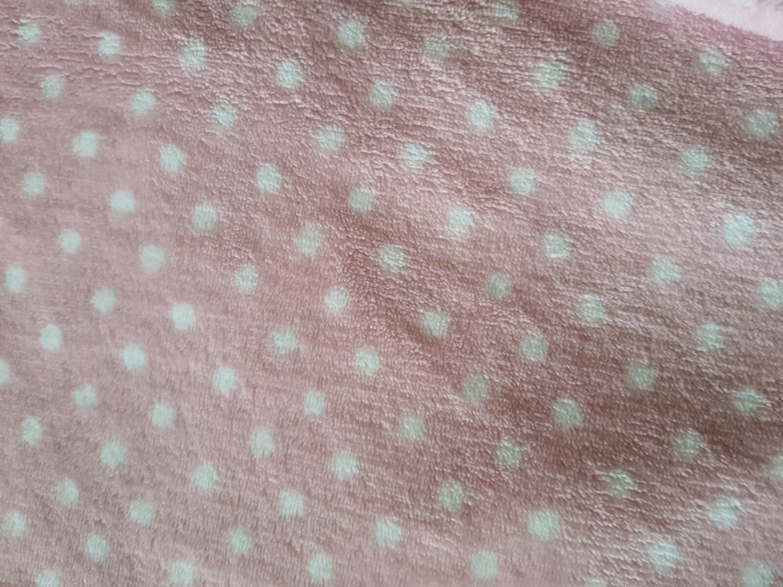 Pink polka dot Security Blanket Lovey RN 118620 manhattan kids baby luxe 30"×36"