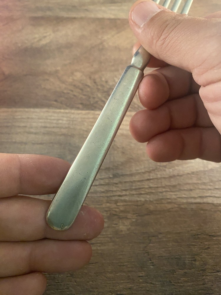 Silverplated Dinner Fork Plain Unbranded Unknown Pattern