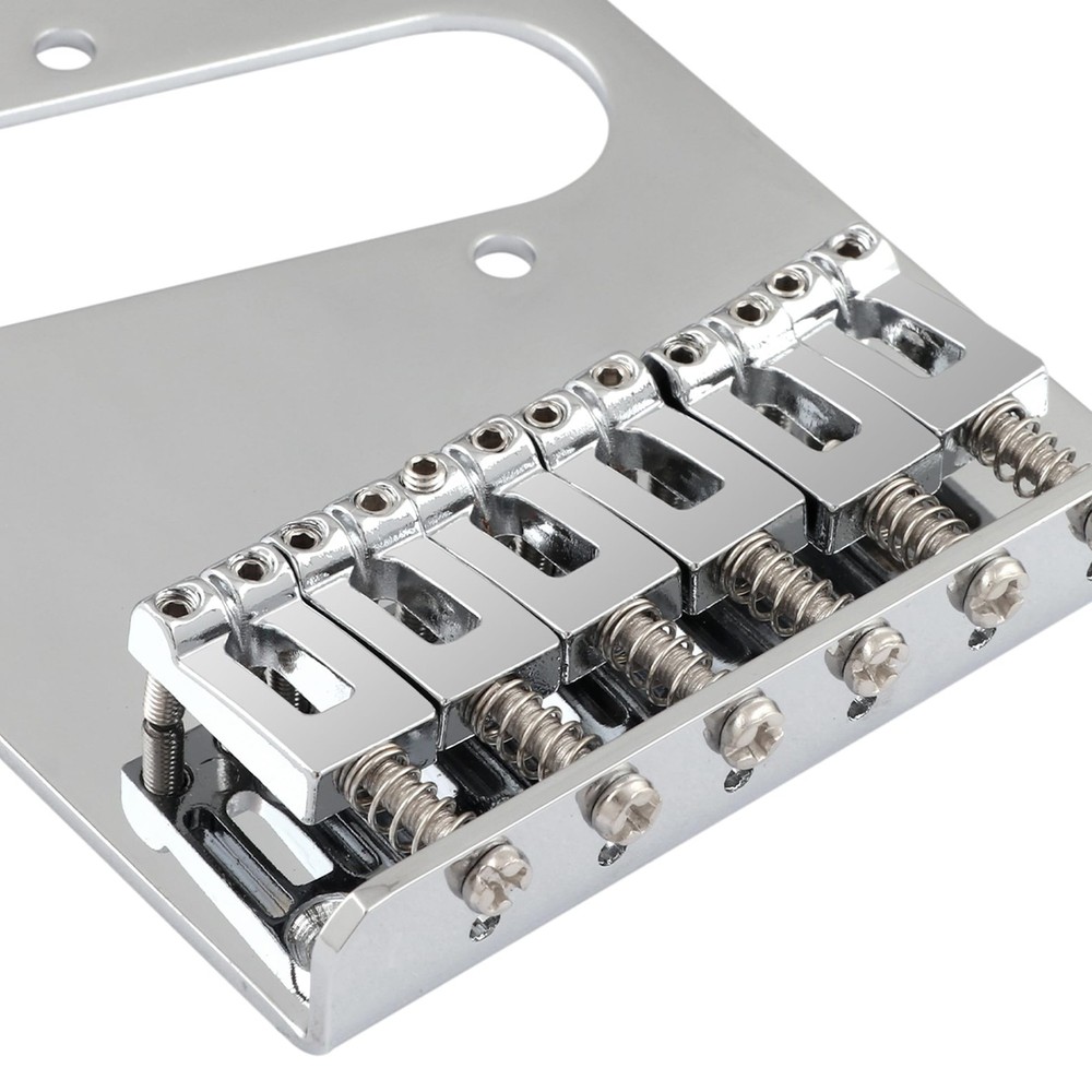 Metallor Guitar Bridge Vintage Style Top Loader or String Chrome