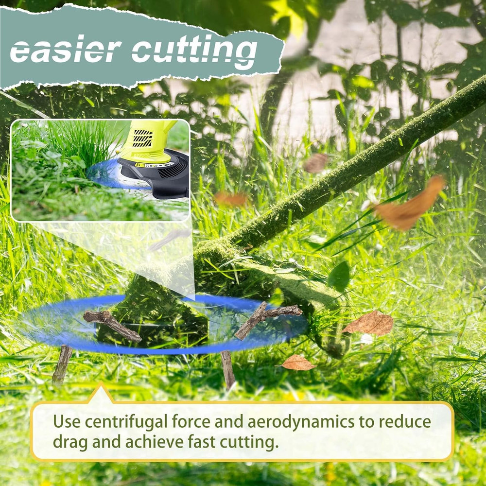 11 Pack Weed Wacker String Replacement Compatible with Ryobi One+ String Trimmer