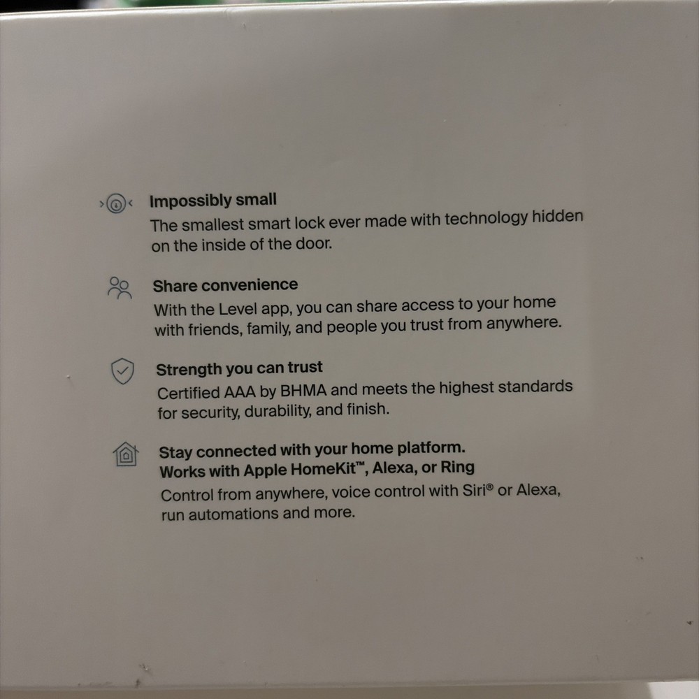 Level Lock - The Invisible Smart Lock