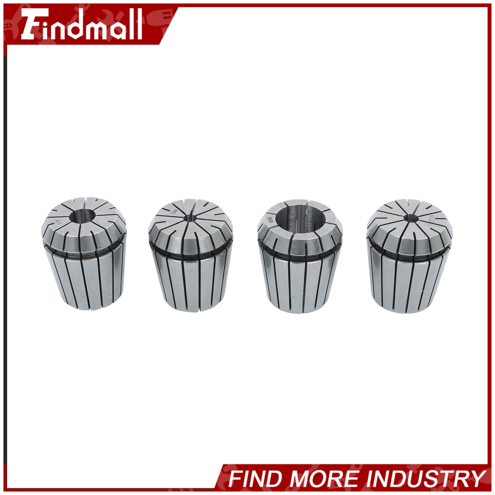 Findmall ER40 29Pcs Collet Set High Precision CNC Spring Collets