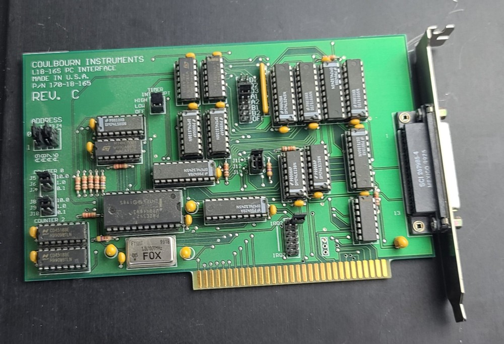 Coulbourn Instruments L18-16S PC Interface PN 170-18-165