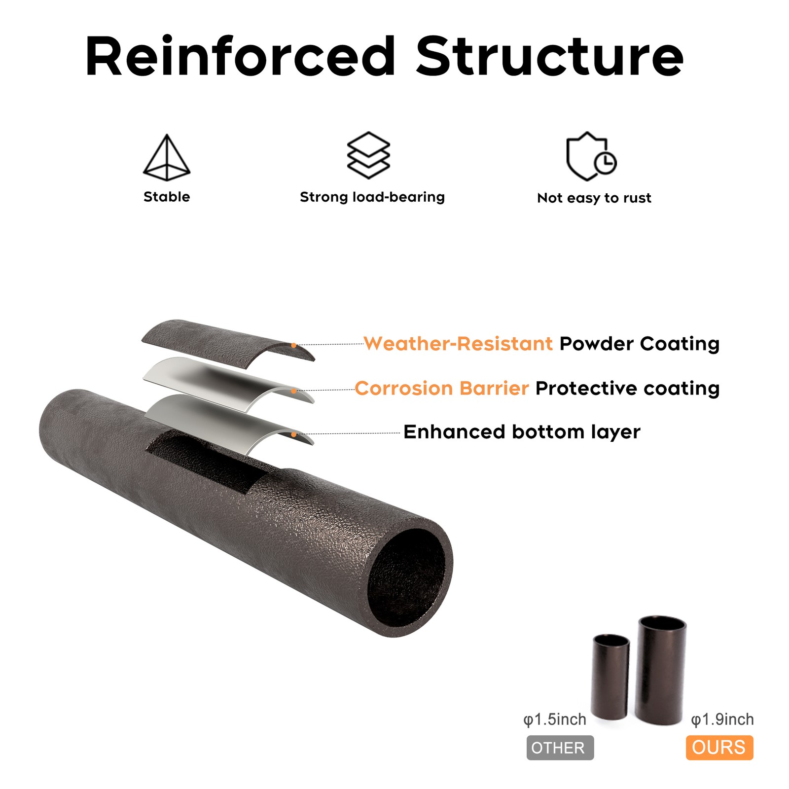 3-Seat Outdoor Patio Swing Bed with Adjustable Canopy Steel Frame Blue