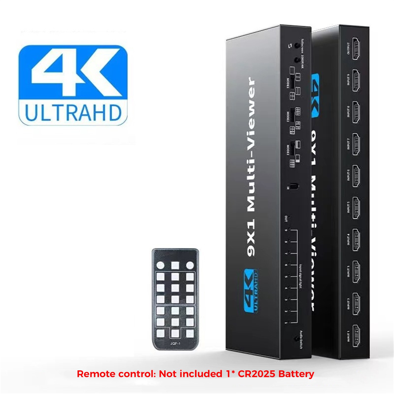HDMI 9x1 Multiviewer 4K 30hz 9 In 1 Out 1080P Screen Multi-Viewer Switch Box