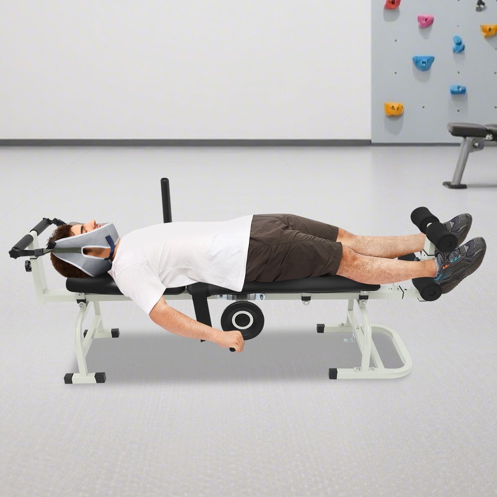 Back Stretch Bench, Multifunctional Neck Stretcher Cervical Stretch Device