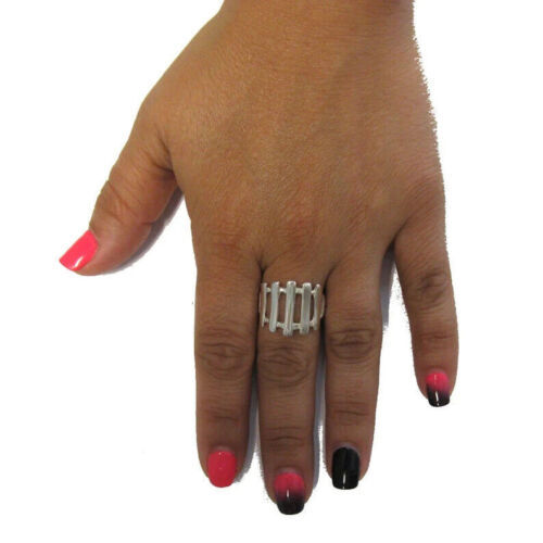 Solid 925 Sterling Silver Band Ring Statement Unique StyleHandmade Ring All Size