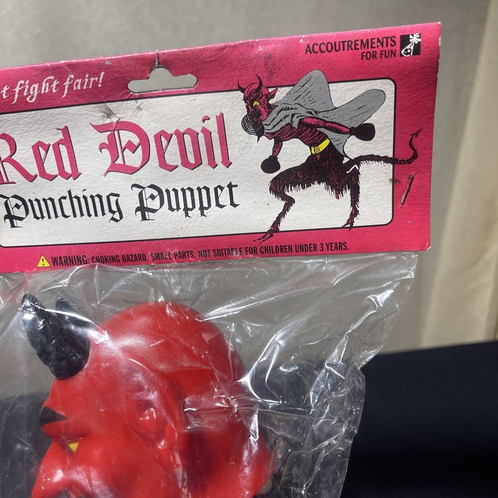 Vintage Rojus Boxing Devil Hand Punching Puppet 2000